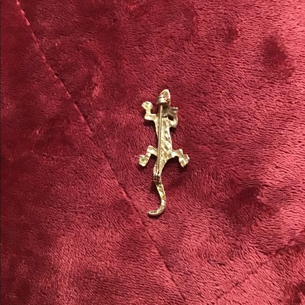 2/$15 Gold Lizard Pin - Picture 3 of 3